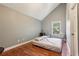 Bedroom with hardwood floors, natural light, vaulted ceiling and neutral paint at 1024 Lake Charles Dr, Roswell, GA 30075