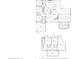 Floor plans for both first and second floor, showing overall layout of the home at 105 Postwood Dr, Fayetteville, GA 30215