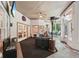 Spacious sunroom with comfortable seating and multiple views of the exterior at 105 Postwood Dr, Fayetteville, GA 30215