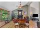 Bright living room featuring a fireplace, hardwood floors, and comfortable furniture at 1270 Taylor Oaks Dr, Roswell, GA 30076