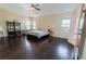 Spacious bedroom with hardwood floors and vaulted ceilings at 2600 Arnold Palmer Way, Duluth, GA 30096