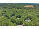Extensive trees surround this home with an inground pool at 5455 Malone Ct, Powder Springs, GA 30127