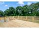 Large, freshly stained deck overlooks the backyard at 2015 Clipper Straits, Snellville, GA 30078