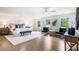 Spacious main bedroom boasts seating area, and views from multiple windows at 2015 Clipper Straits, Snellville, GA 30078