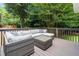 Outdoor deck with comfortable seating, providing a great space for relaxation and gatherings at 2617 Warwick Ne Cir, Atlanta, GA 30345