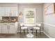 Dining area with a breakfast nook, with a view of the kitchen at 2617 Warwick Ne Cir, Atlanta, GA 30345