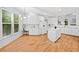 Spacious kitchen with hardwood floors, island, and plenty of natural light at 1575 Wynridge Pointe, Alpharetta, GA 30005