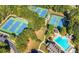 Community features multiple tennis courts and a large pool, providing ample recreational opportunities at 5355 Highland Pine Ln, Mableton, GA 30126