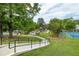 Scenic park view with a playground, tennis courts, a walking path, and lush greenery at 1287 Star Ne Dr, Brookhaven, GA 30319