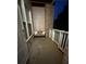 Cozy patio with brick columns and railing is perfect for relaxing and enjoying the outdoors at 1955 Nocturne Dr # 3105, Alpharetta, GA 30009