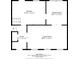 Second floor plan features a foyer, kitchen, dining room and living room at 2941 Foothill Trl, Marietta, GA 30066