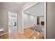 Open floor plan featuring hardwood floors seamlessly connecting the living and kitchen areas at 2941 Foothill Trl, Marietta, GA 30066
