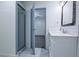 This bathroom features a shower stall, marble vanity, and neutral walls at 995 Highway 101 S, Temple, GA 30179