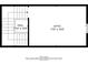 Floor plan for attic showing hall and attic dimension for the area at 4256 Weaver Se St, Smyrna, GA 30080