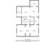 Floor plan of basement featuring storage, rooms, and large basements with dimensions of each space at 4256 Weaver Se St, Smyrna, GA 30080