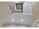 Unique view up the open staircase highlighting the architectural details at 4256 Weaver Se St, Smyrna, GA 30080