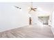 Open living room featuring wood floors and staircase at 737 Polk Nw St, Marietta, GA 30064