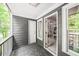 Cozy balcony overlooking a serene backyard at 1622 Gates Nw Pl, Atlanta, GA 30318