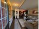 Inviting living room and dining room showcasing the home's open floor plan at 640 Dahoma Trl, Woodstock, GA 30188