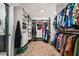 Large walk-in closet featuring abundant shelving and hanging space for maximum storage at 150 Seals Rd, Dallas, GA 30157