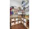 Organized walk-in pantry with shelves, baskets, and containers for optimal storage and accessibility at 5240 Bristlecone Pine Way, Cumming, GA 30040