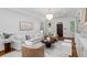 Bright living room features hardwood floors, stylish furniture, and neutral decor at 582 Lakeshore Ne Dr, Atlanta, GA 30307