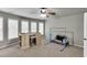 This flex room can be easily converted into a bedroom or playroom for hobbies and recreation at 1777 Water Springs Way, Dacula, GA 30019