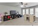 This flex room can be easily converted into a bedroom or playroom for hobbies and recreation at 1777 Water Springs Way, Dacula, GA 30019