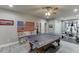 Bright game room featuring a ping pong table, and home gym equipment at 1777 Water Springs Way, Dacula, GA 30019