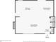 Floor 1 plan highlighting the kitchen, dining room, living room, foyer, and fireplace dimensions at 2416 Elmwood Se Cir, Atlanta, GA 30339