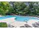 Resort-style community pool with lounge chairs at 510 Independence Way, Roswell, GA 30075