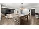 Recreational room with a pool table, lounge area, and stylish decor at 5605 Miners Rdg, Cumming, GA 30028