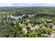 Overhead view of the homes in the neighborhood surrounding a beautiful lake at 2979 Overwood Sw Ln, Snellville, GA 30078