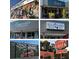 A variety of local businesses and restaurants in a multi-image collage at 1453 Cambridge Cmn, Decatur, GA 30033