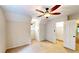 Spacious bedroom boasts a ceiling fan and ample closet space, a serene retreat at 203 Cedar Creek Ct, Acworth, GA 30101