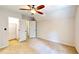 Inviting bedroom has a ceiling fan and closet, providing both comfort and practicality at 203 Cedar Creek Ct, Acworth, GA 30101