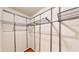 Walk-in closet features built-in shelving, offering ample storage space at 203 Cedar Creek Ct, Acworth, GA 30101