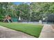 Community tennis court, playground, and picnic area at 615 Willowbrook Run, Johns Creek, GA 30022