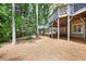 Expansive backyard with lush greenery and mature trees, providing a private and serene atmosphere at 1111 Waterford Green Pt, Marietta, GA 30068
