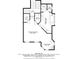 Detailed floor plan showcasing the layout of the upper level with key room dimensions and connections at 1111 Waterford Green Pt, Marietta, GA 30068
