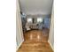 Inviting foyer with hardwood floors, decorative accents, and staircase leading to the second floor at 125 Sir Lancelot Ct, Fayetteville, GA 30214
