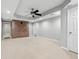 Bedroom with brick accent wall, and recessed lighting at 2012 Arbor Springs Way, Buford, GA 30519