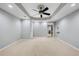Neutral bedroom with a ceiling fan and recessed lighting at 2012 Arbor Springs Way, Buford, GA 30519