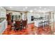 Elegant eat-in kitchen with modern appliances, counter seating and dining area offer space for the Gathering at 2012 Arbor Springs Way, Buford, GA 30519