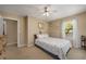 Bedroom with comfortable furnishings and natural light at 278 Shire Way, Lawrenceville, GA 30044