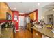Well-equipped kitchen features stainless appliances, stone countertops, ample cabinet space, and sleek fixtures for modern convenience at 3198 Liberty Commons Dr, Kennesaw, GA 30144