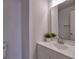This bathroom features a sleek vanity with a modern sink and a decorative plant accenting the clean design at 750 Whitehall Way, Roswell, GA 30076