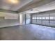 Spacious garage with modern overhead door at 750 Whitehall Way, Roswell, GA 30076