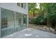 Backyard stone patio at 1971 Wellesley Trce, Dunwoody, GA 30338