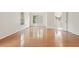 Bedroom featuring beautiful hardwood flooring and bright windows with shutters at 1971 Wellesley Trce, Dunwoody, GA 30338